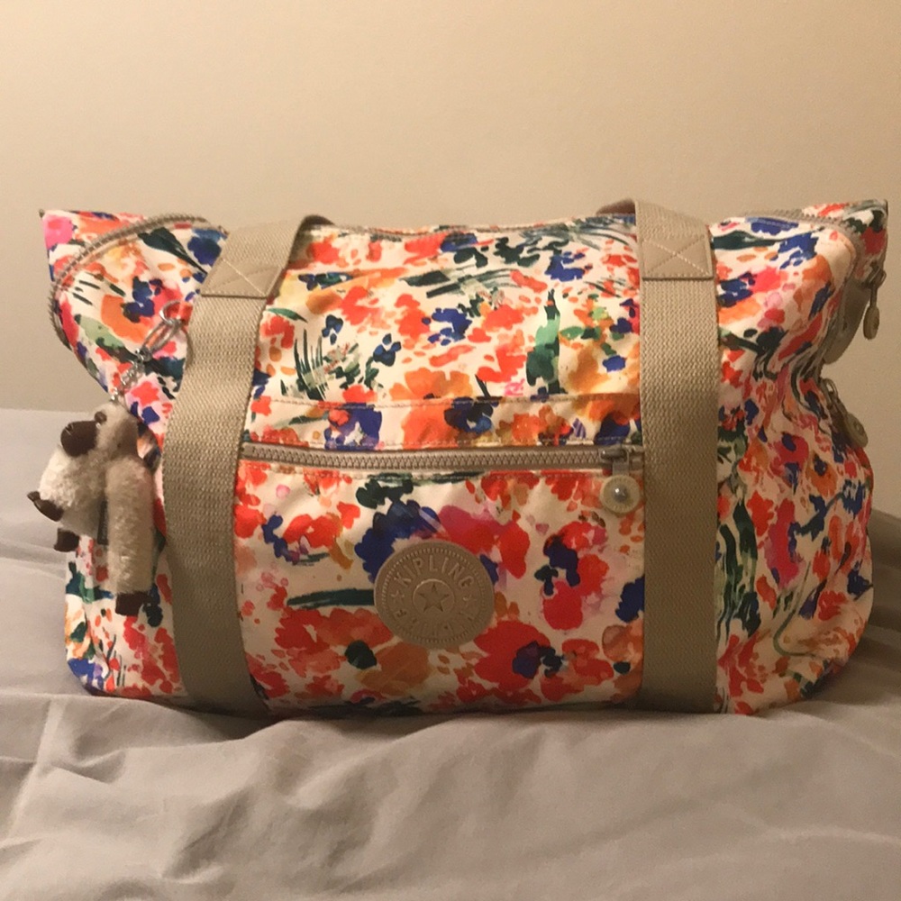 Multicolor Kipling “Art Medium Tote Bag”
